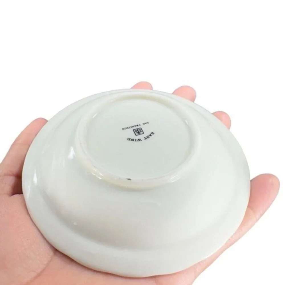 Takahashi East Wind San Francisco Porcelain Trinket Bowl Dish‎ Candle Holder VTG